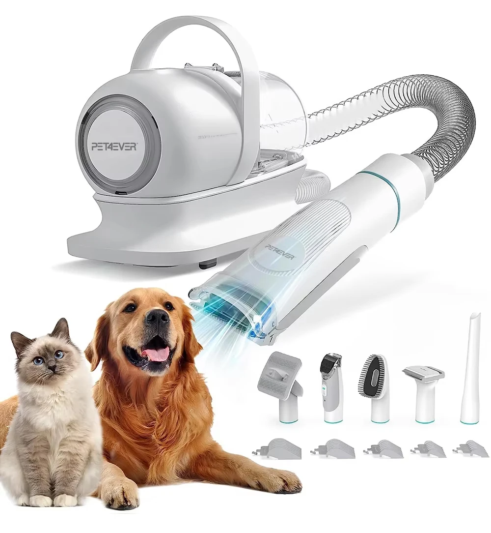 2025 High quality Multi-function Pet Hair Cleaner Vacuum Hair Shaver Brush Pet Cleaner Grooming Kit for Dogs and Cats