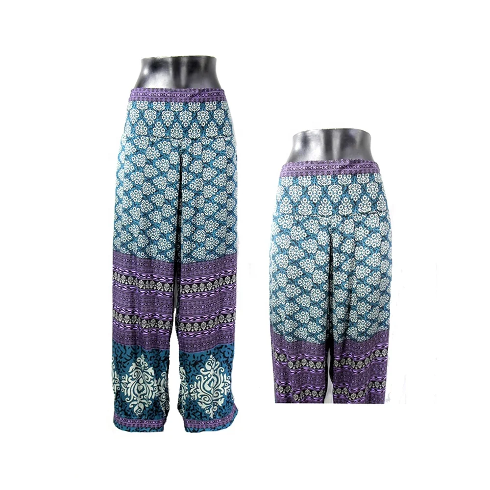 Abstract Design Printed Trendy Wear Ladies Pants Casual Wear Pants For Holiday At Wholesale Price From Indian Supplier