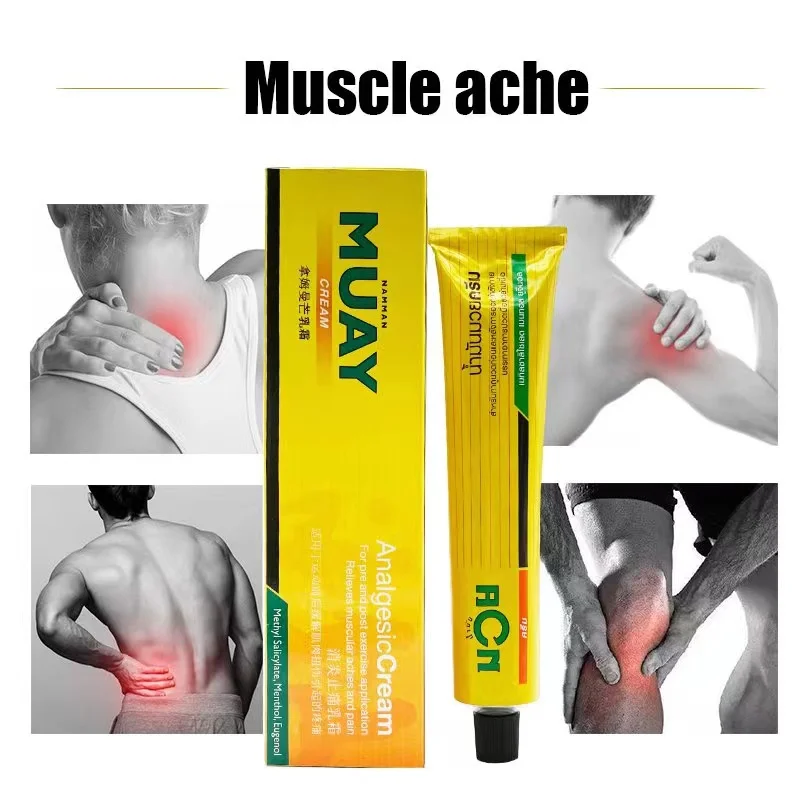30g Original Thailand Muay Analgesic Balm Medical Pain Relieving Cream Muscle Pain Ointment for Joint Pain Health