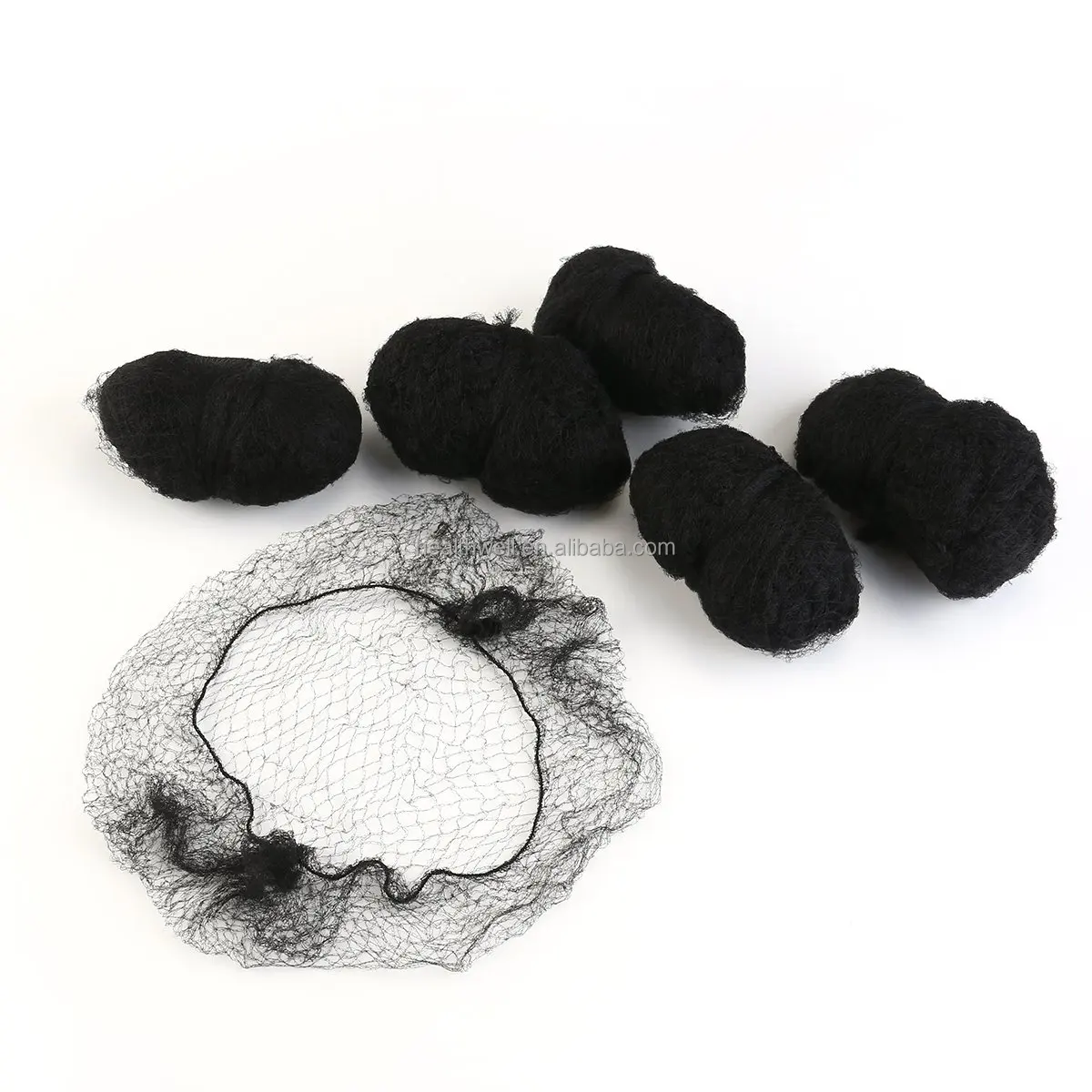 Food Processing Disposable Invisible Hair Net Hairnets Mesh Nylon Hairnets