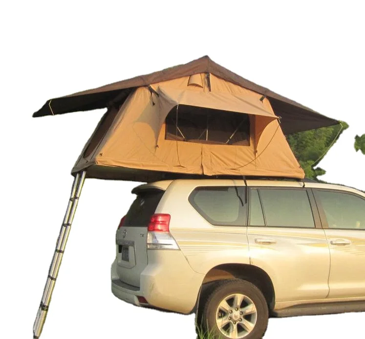 4x4 4 Person Camping Insulated Lightweight Slim Car Soft Shell Roof Top Tents