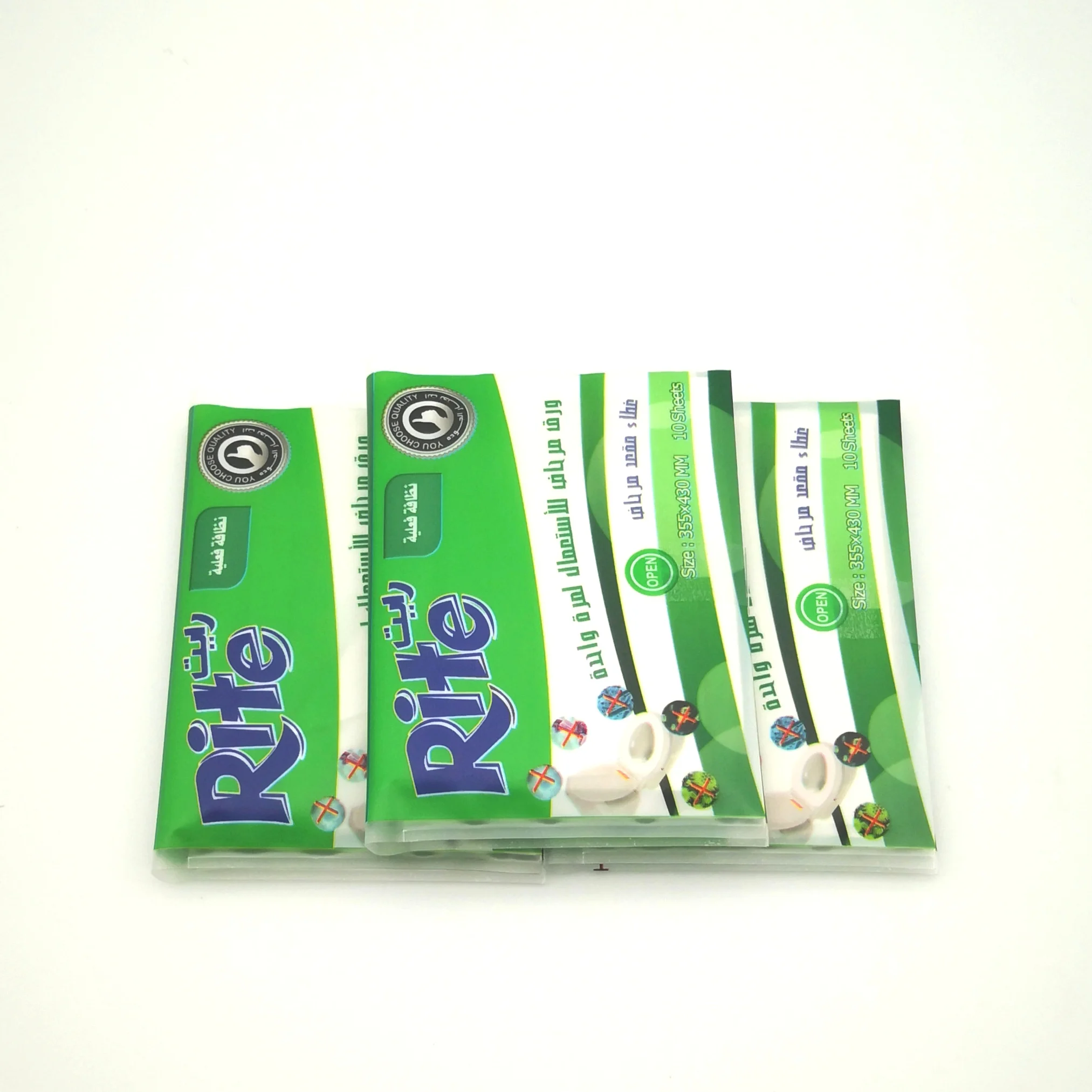 10pcs Disposable Eco-friendly soluble toilet seat paper covers