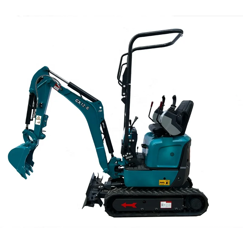 Chuangxin 2024 crawler hydraulic excavator 1.2-ton small excavator Kubota engine small excavator