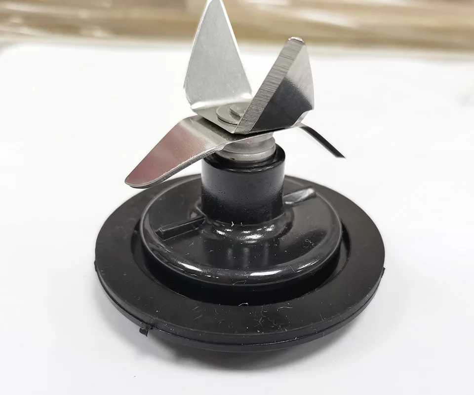 Cheap Factory Price Used 12 Wheels 10 Inch Rubber Wheel 14mm Chrome Shaft Home Use,household mixing knife accessories