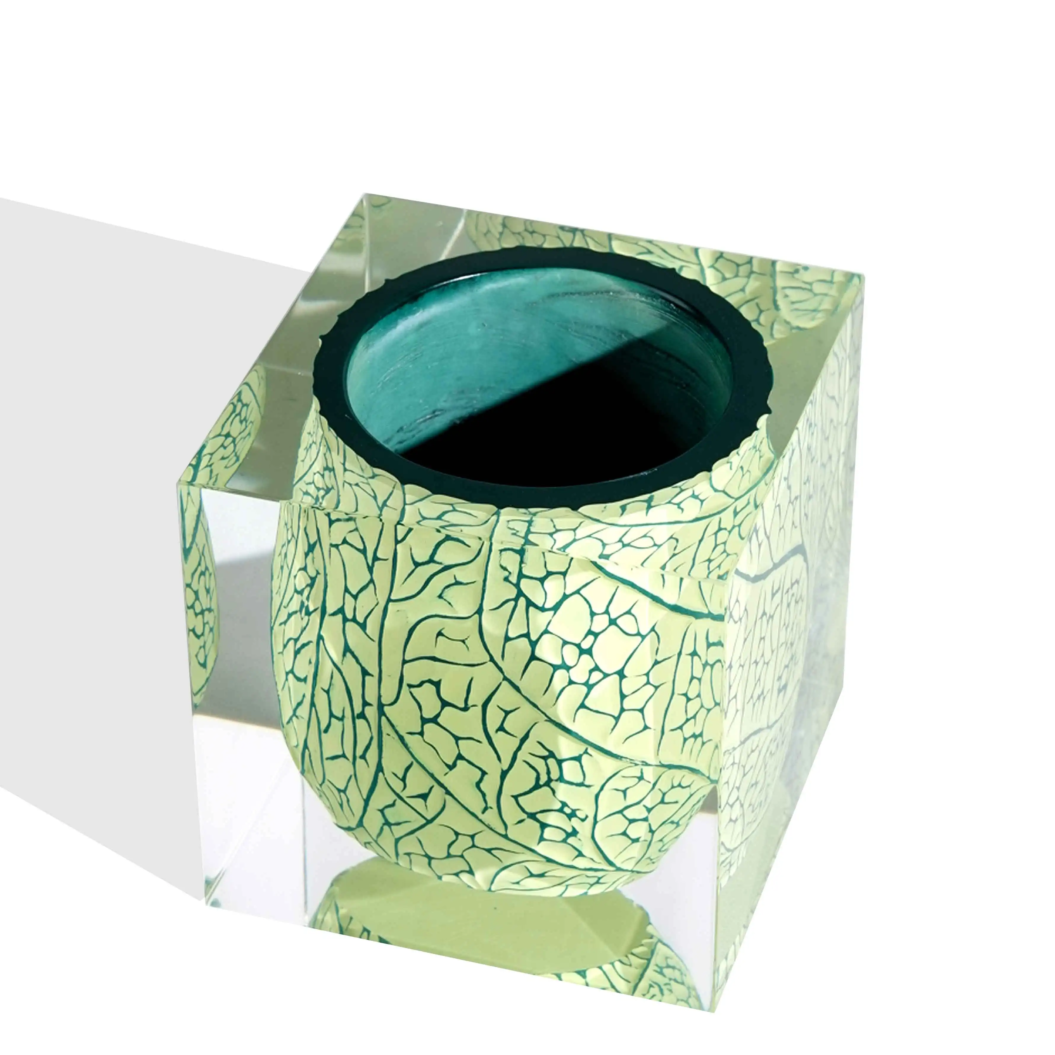 colorful Minimalist home decor flower decoration wedding centerpiece clear glass Acrylic resin vase for table decoration