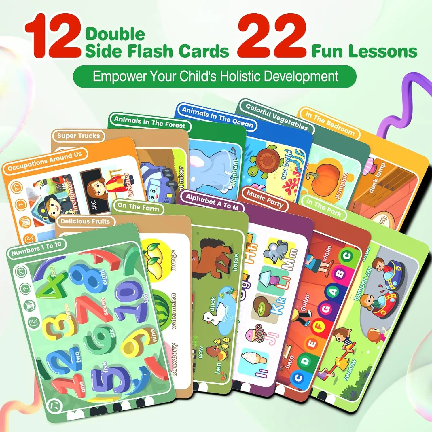 Interactive Educational Tablet Toys for Babies 1-2 Years Old Music & ABC Numbers Learning Activity Smart Talking Tablet