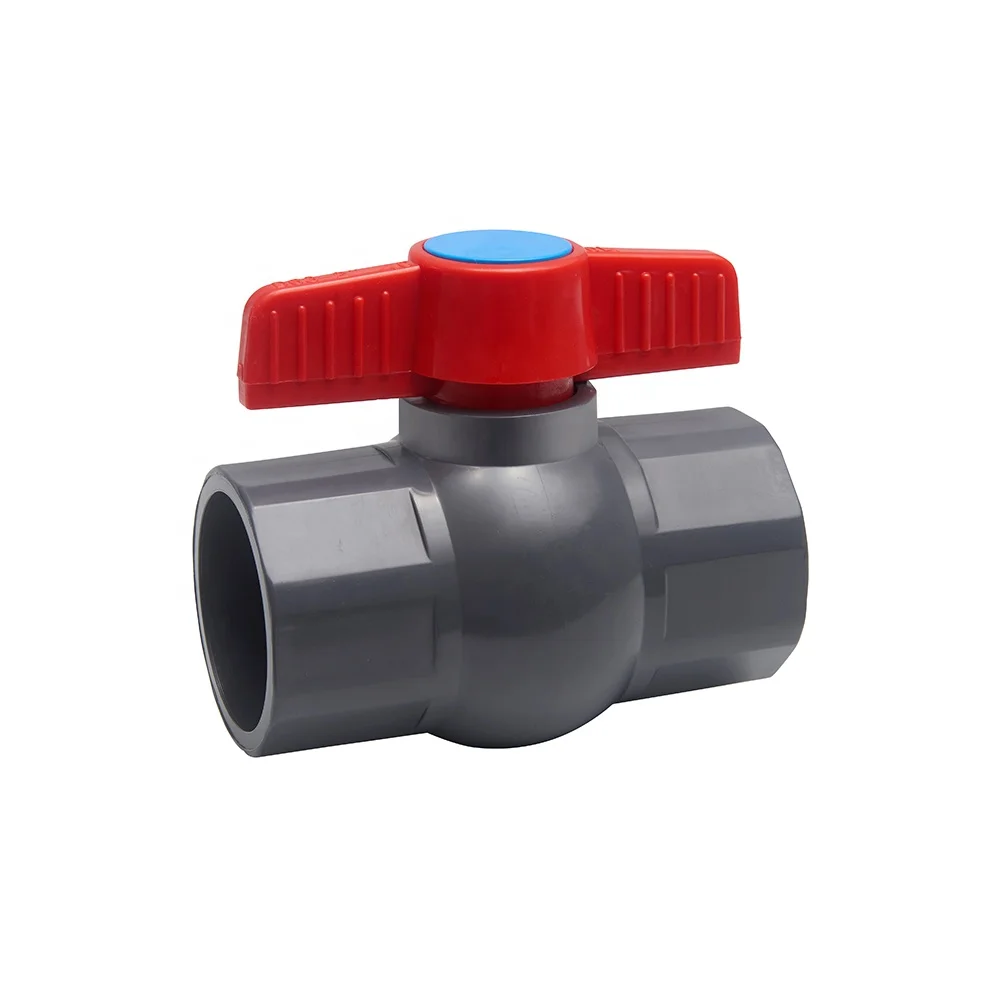 Factory direct sale pn10&pn16  ball valve with red and blue handle