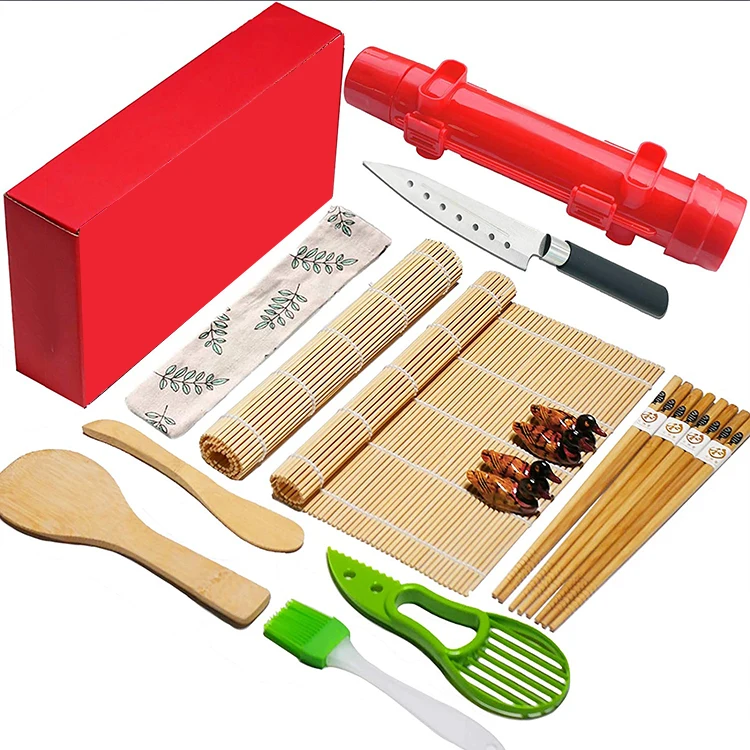 
Amazon hot sale DIY sushi packaging All In One Sushi Making set with Bazooka 