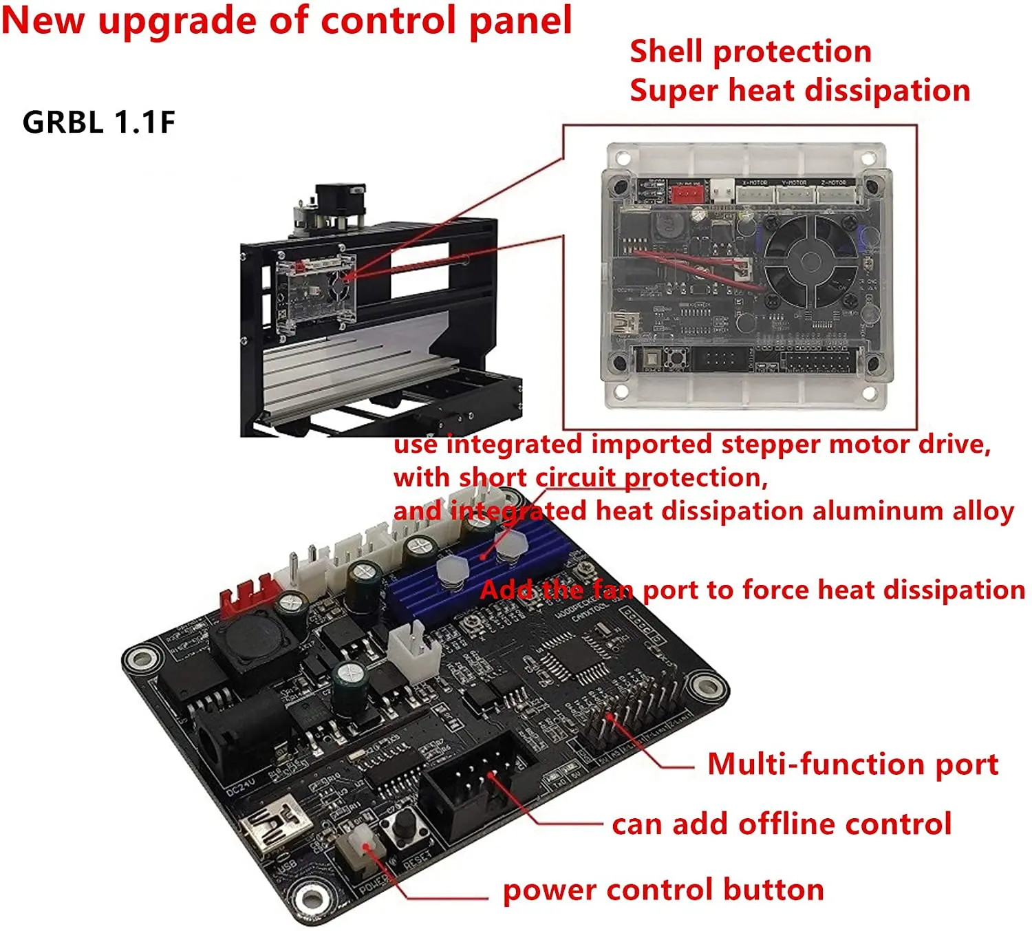 [EU] 3 оси гравировальный станок GRBL плата управления USB порт CNC3018 3018 PRO CNC фрезерный лазерный гравер машина карты