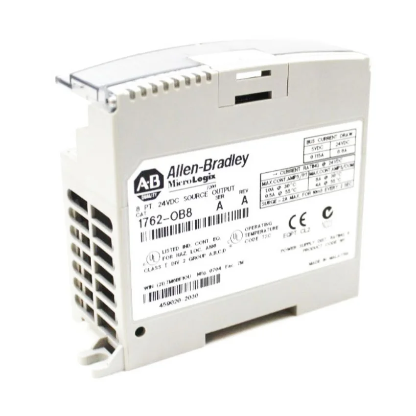 Brand New Allen Brad-ley 1762-OB8 Digital Output Module 8-Point 24Vdc MicroLogix 1200 Source Expansion Good Price