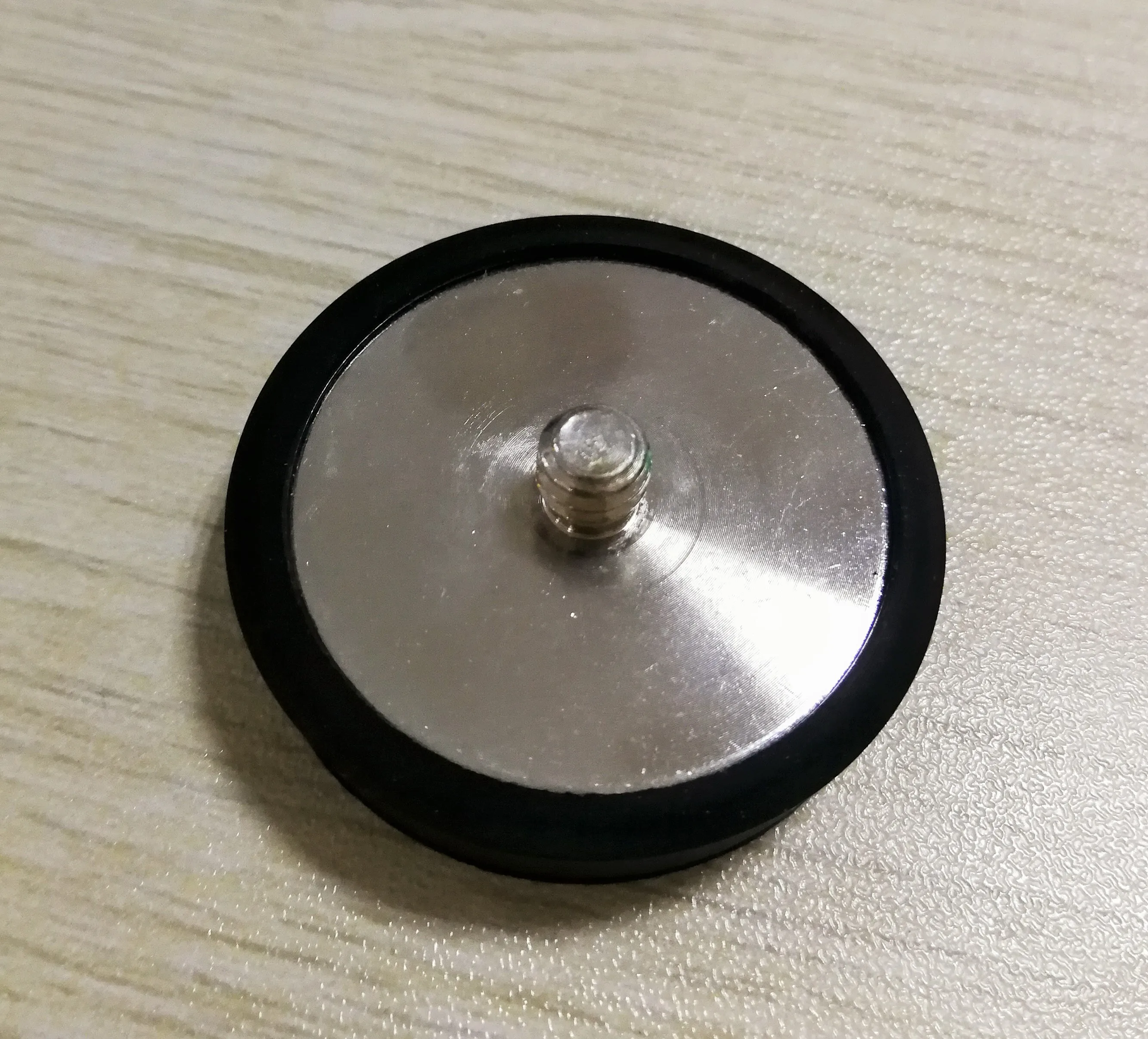 Dia.36mm 1/4-20 studded magnet pot magnet holder with rubber cap