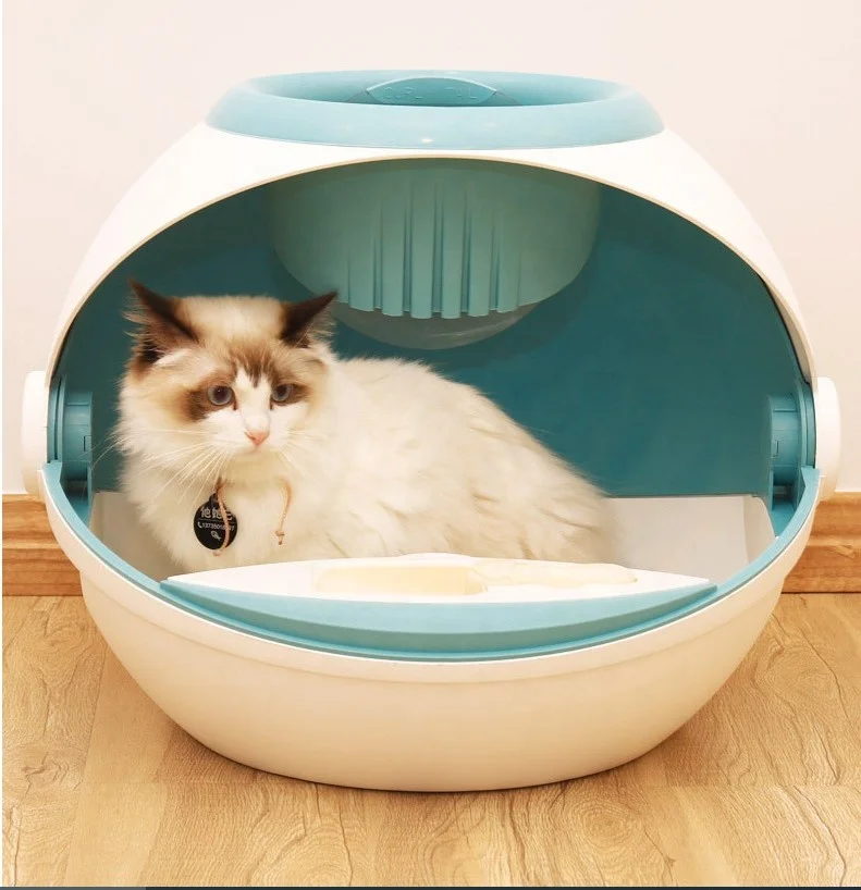 Self-cleaning New style automatic intelligent Cat litter toilet box  sandbox pet toilet machine Multifunctional indoor