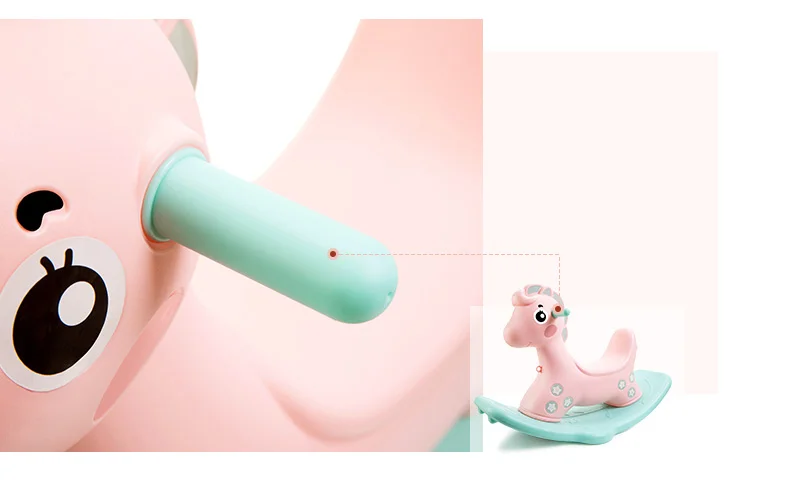 Kids Christmas Gifts 2022 Baby Animal Rocking Horse Toy Unicorn Kids Rocking Horse Toys Games Kids Home