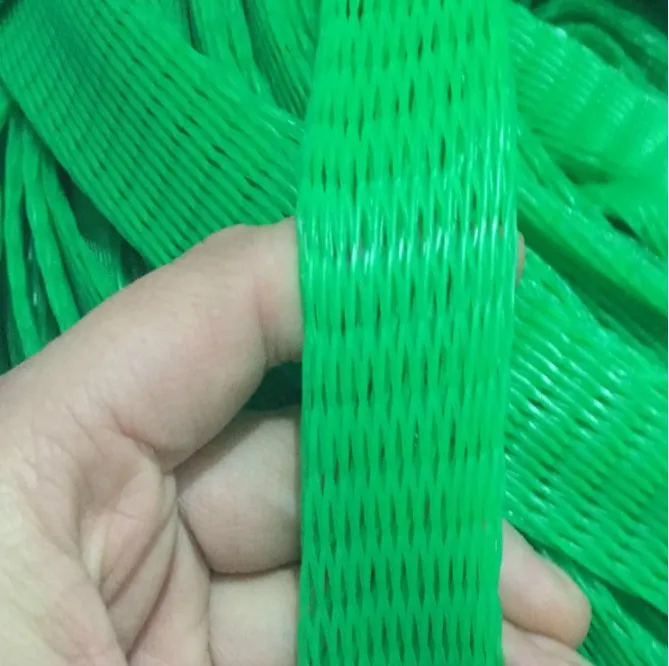 Different Width 25kg/roll  White Plastic PE Tube Net for Packing on Sales