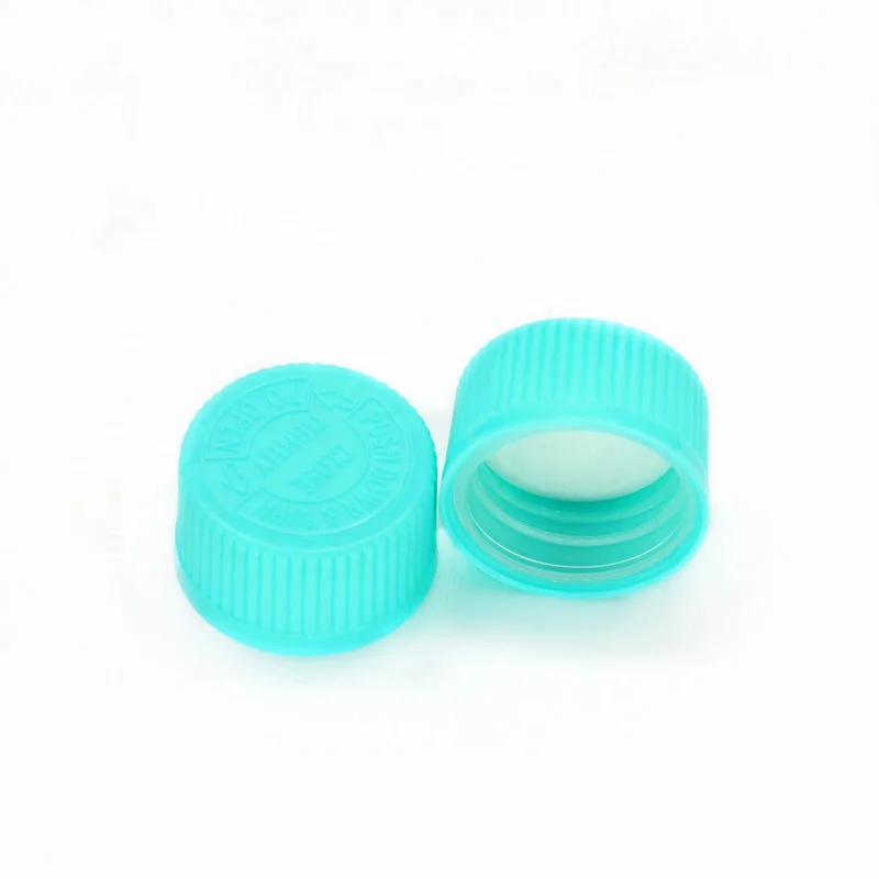 Various new design 28mm child proof plastic cap screw caps for glass bottles