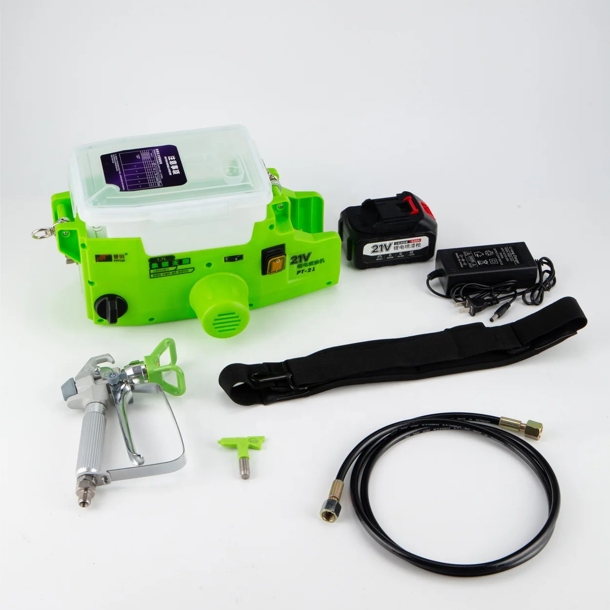 Electric micro pump, silent and oil-free air compressor, suitable for power paint spray gun, spray truck, 500w, 1700ml