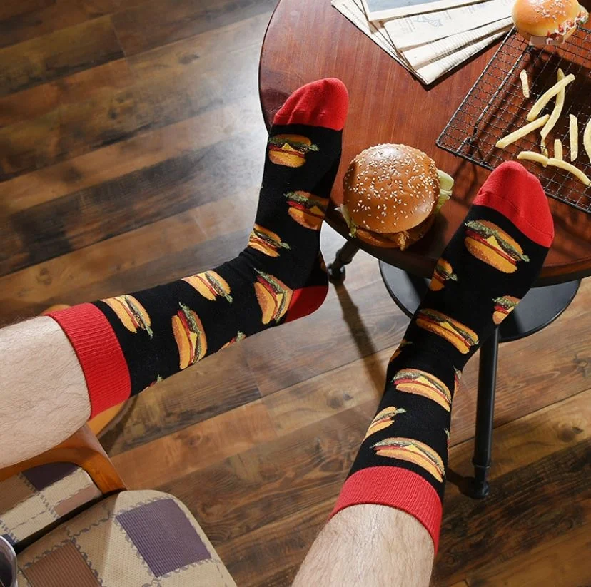 Mens Personalized Dress Trendy Socks Fashion Fun Colorful Cotton Crew Socks Hot Novelty Fun Socks With logo Wholesale