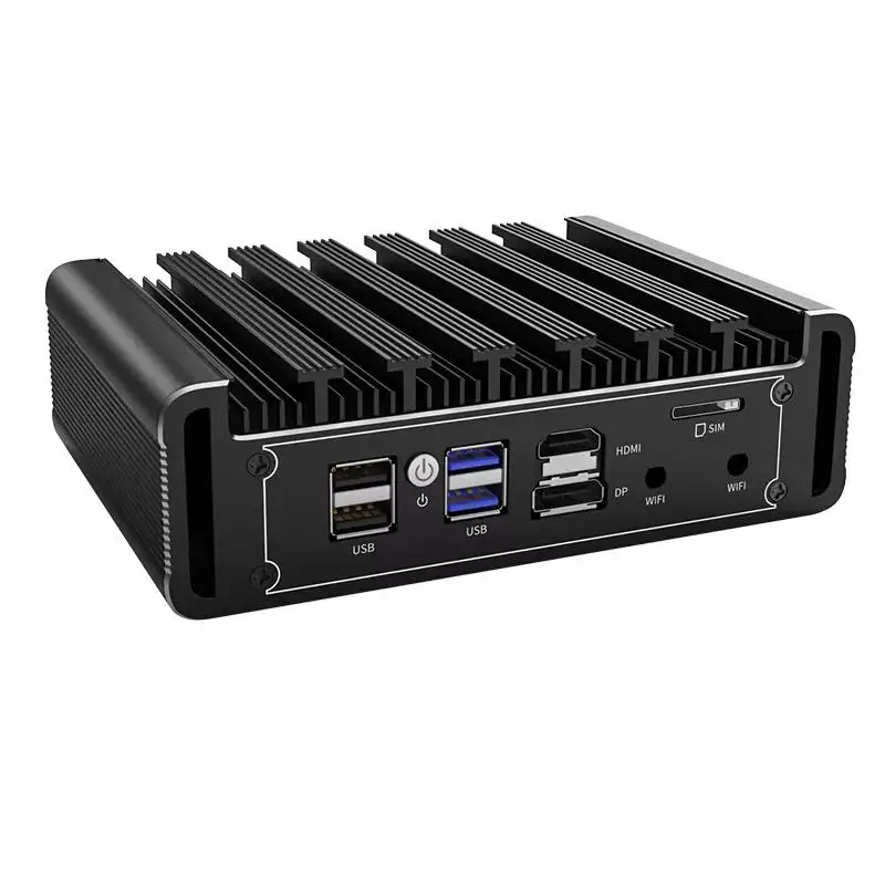 Firewall Pfsense Mini PC Quad Core Cele ron J4125 N5105 i225 Nics 2.5Gbe RJ45 Lan HD VGA ITX Small Computer Network Server