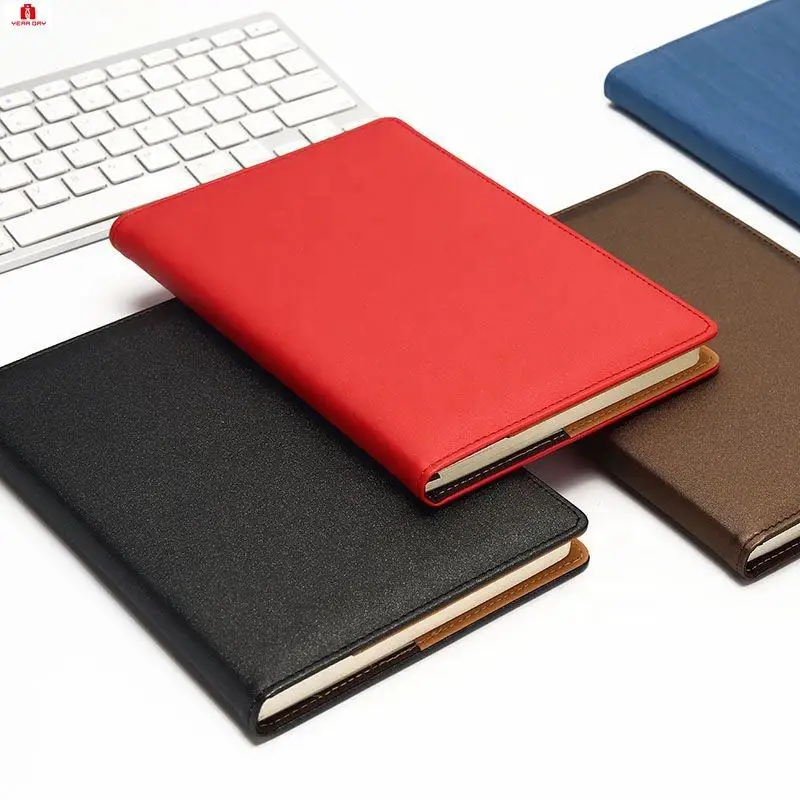 wholesale custom leather notebook set notebook and pen gift set with gift box