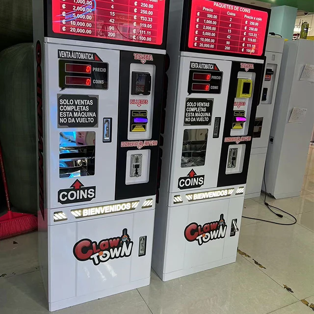 Coin exchanger machine factory direct wholesale automatic bill exchange arcade game token coin change machine