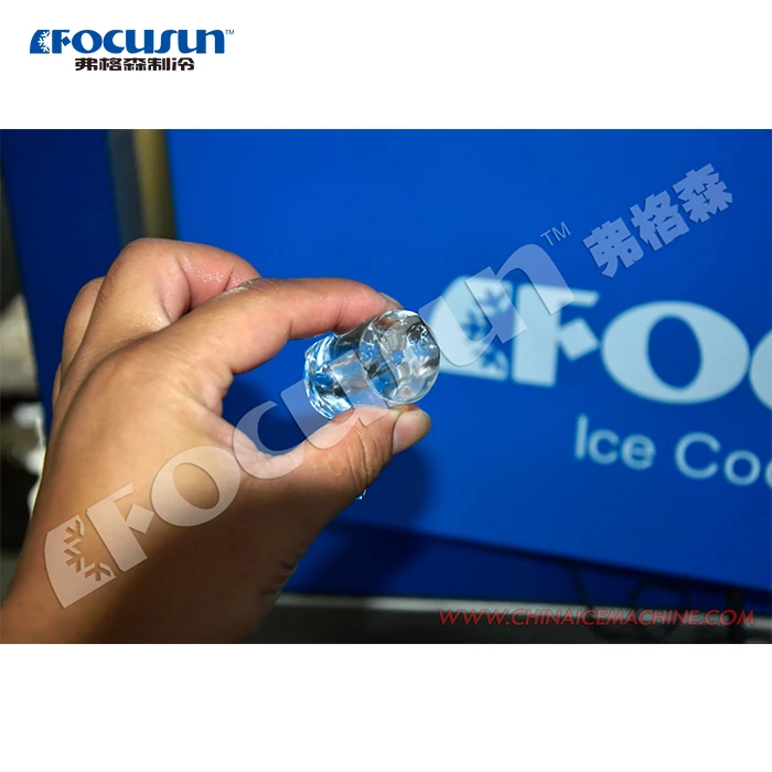 Tube Ice Machine 2Ton with ice storage bins