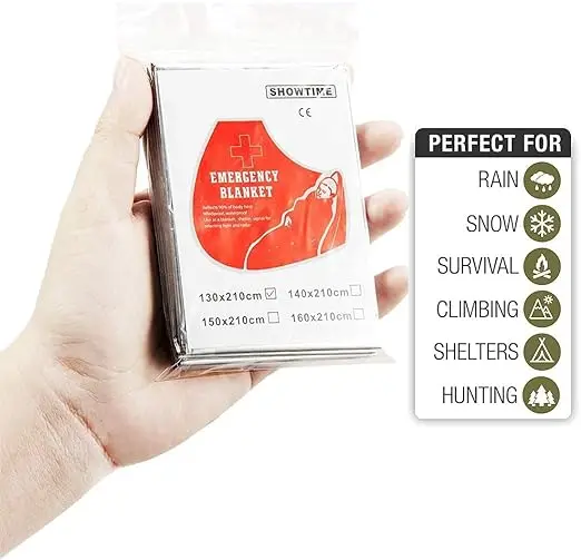 Most Selling Sleeping Gear Emergency Blankets Camping Emergency Heat Reflective Blanket First Aid for Export Sale