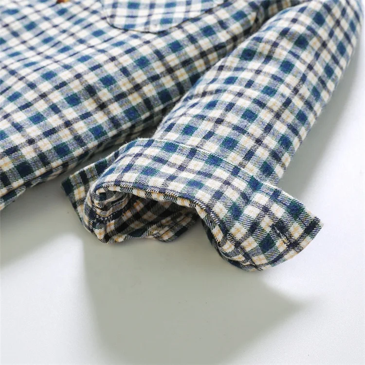 
Fashion Spring Autumn Kids Plaid Shirt Cotton Long Sleeve Blouses Casual Shirts Children Clothing Boys shirts 