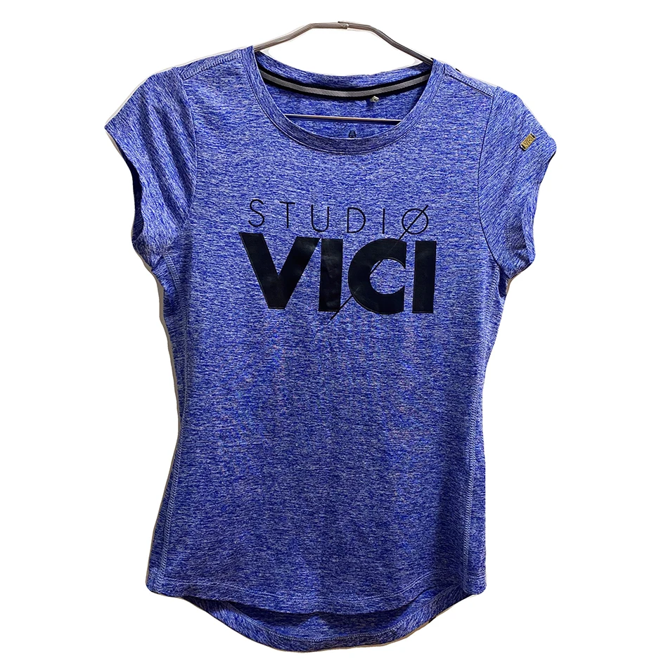 Футболка женская быстросохнущая с коротким рукавом и логотипом на заказ