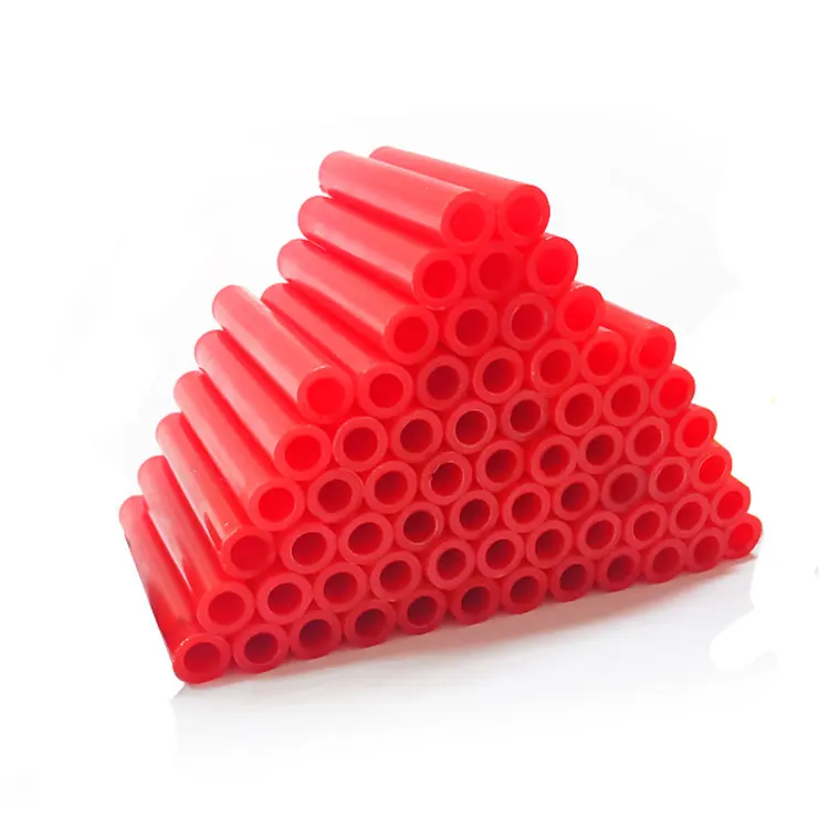 Factory directly customized size casting rubber polyurethane red pu tube
