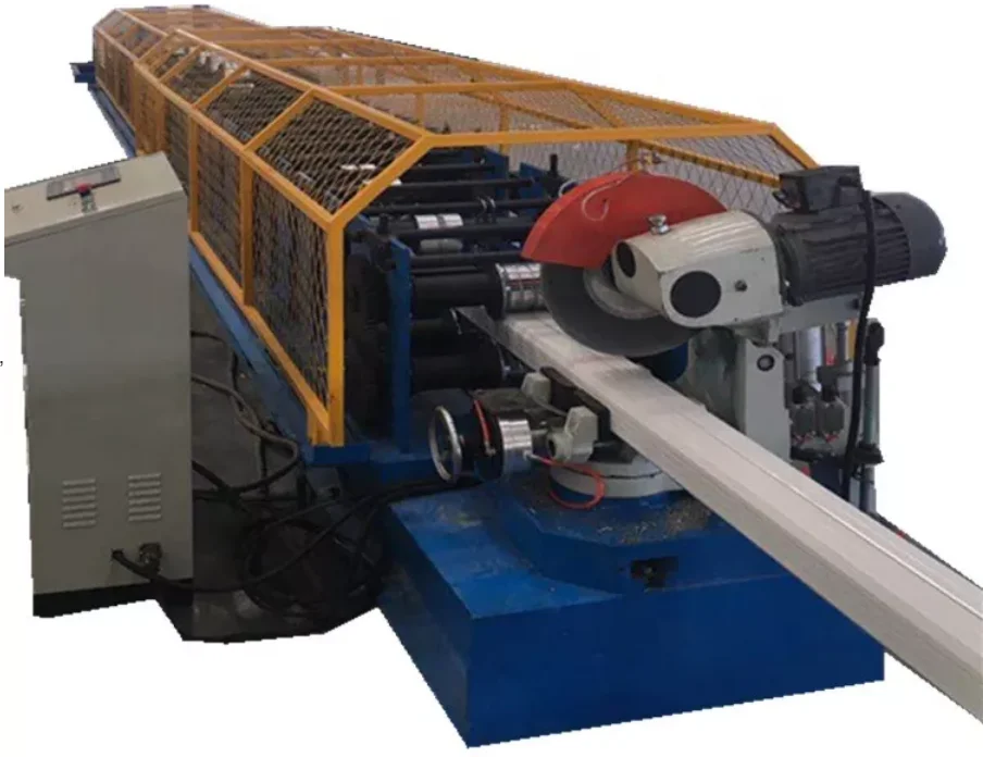Square aluminum downspout  Water Down Pipe Forming Machine water gutter rolling forming machine For Building structures