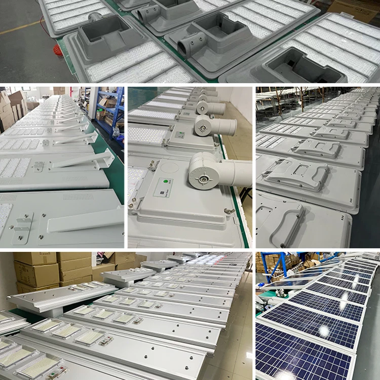 Commercial Die-cast Aluminum Ip65 5054smd Auto Dimming Monocrystalline Silicon 100w 200w 300w 400w Led Solar Street Light