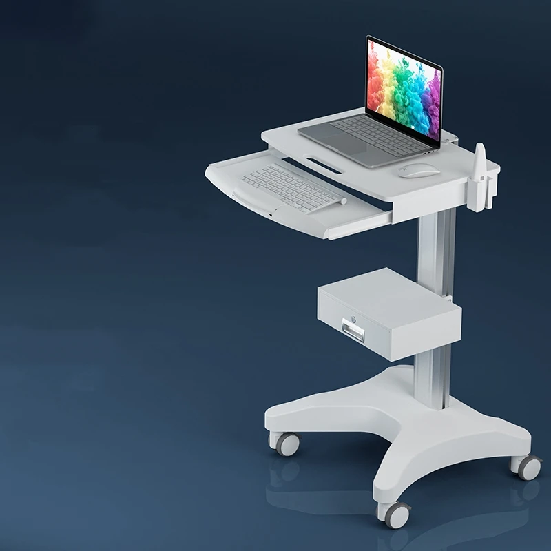 Dental cart laptop notebook medical cart medical trolley for dental clinic hospital oral scanner