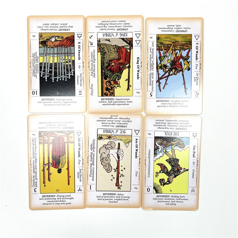 Classical Pattern Factory Design Oracle Cards Customized Printing Tarot Card for Adult