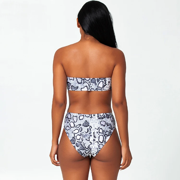 hot sale sexy leopard print swimsuit beautiful beach wear girl bikini with bandage
