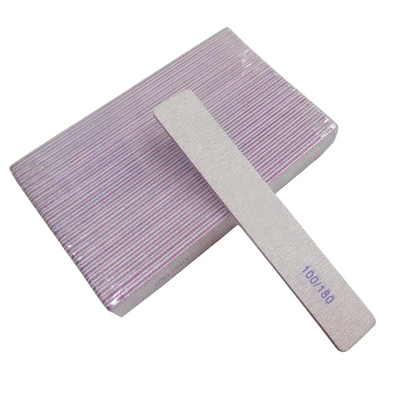 Professional Washable Double Sides Emery Board 100/180 Nail File Nail Care Tool