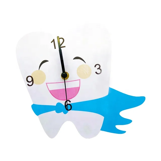 
customized cute shape creative wall clock for kids 