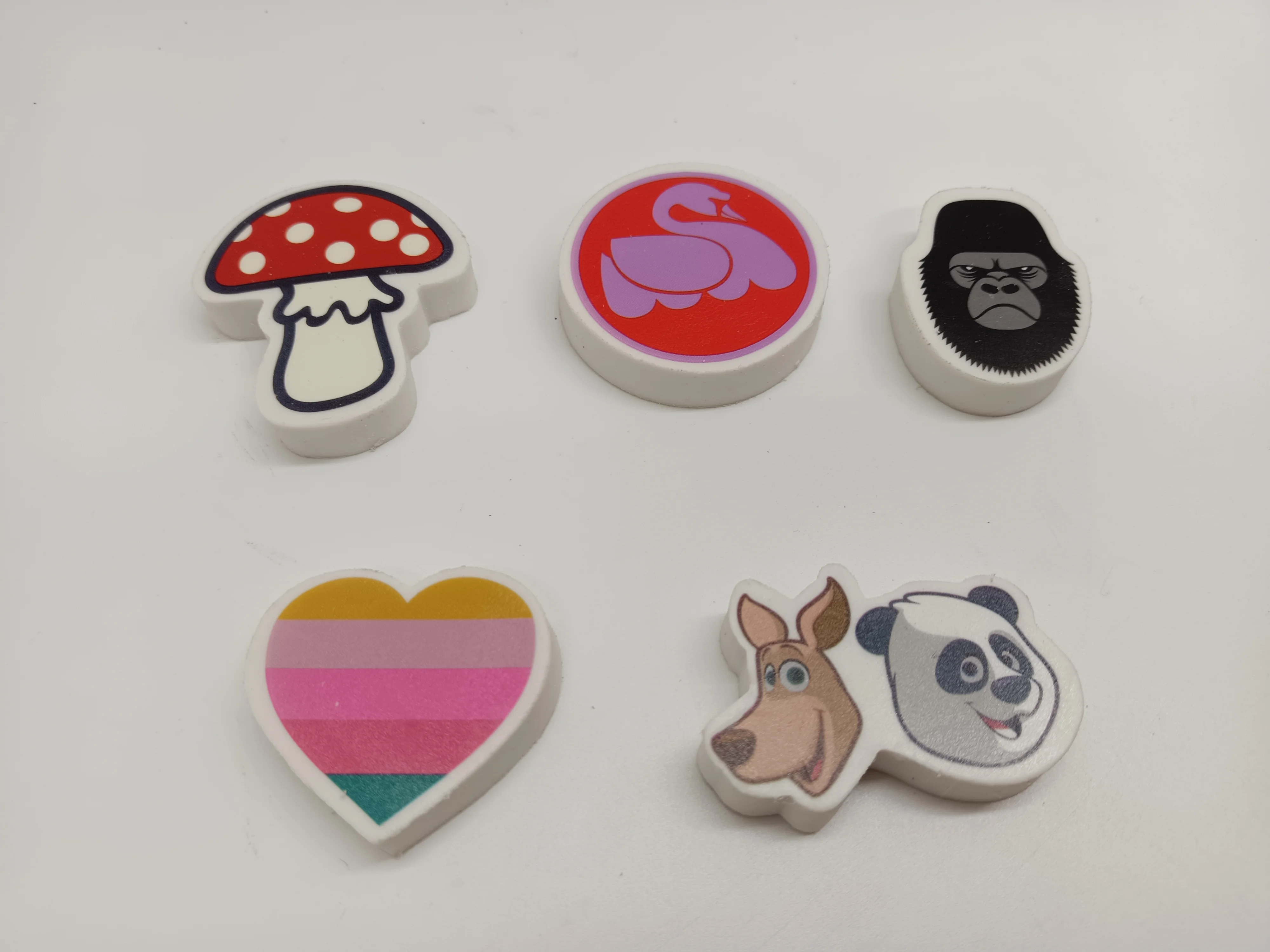 Wholesale Creative Cartoon Shape Customized Eraser Stationery Set Eraser For Pencil