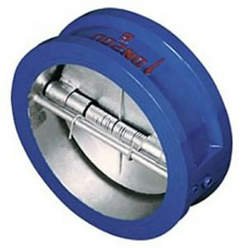 Industrial Pn10 16 Dn200 Non Return Cast Steel Butterfly Type Water Flap Check Valve