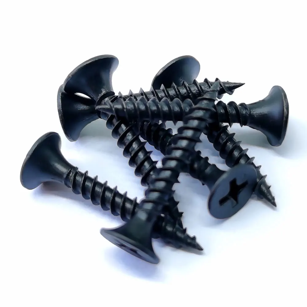 Drywall Cabeza Trompeta De Aglomerado Mdf Crs Con Black Tornillo Autorroscante Para Chapa