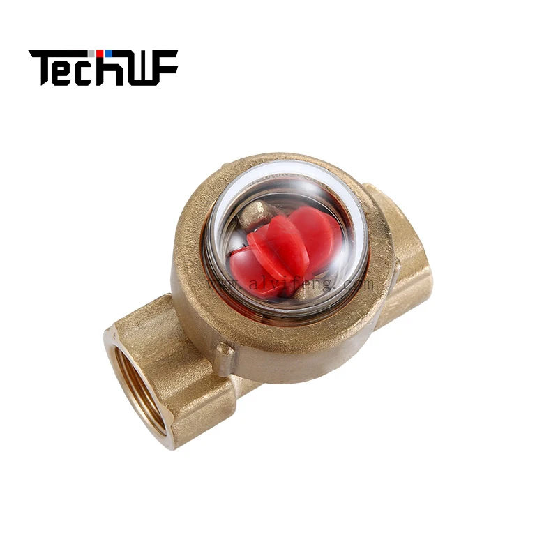 Controller Turbine Flow New Brass Flow Indicator Flow Detector Sensor Convex Sight Glass Manufacturer