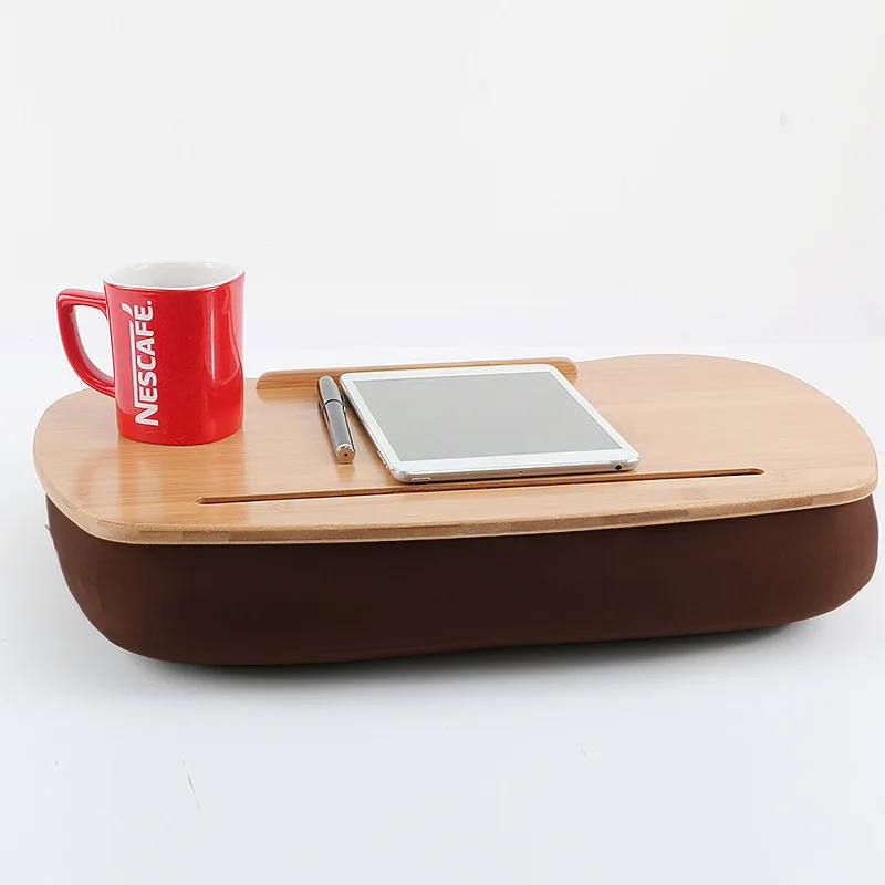 
Bamboo Laptop Tray Pillow Lap Desk With Cushion Lap Computer Desk Pillow Stand 