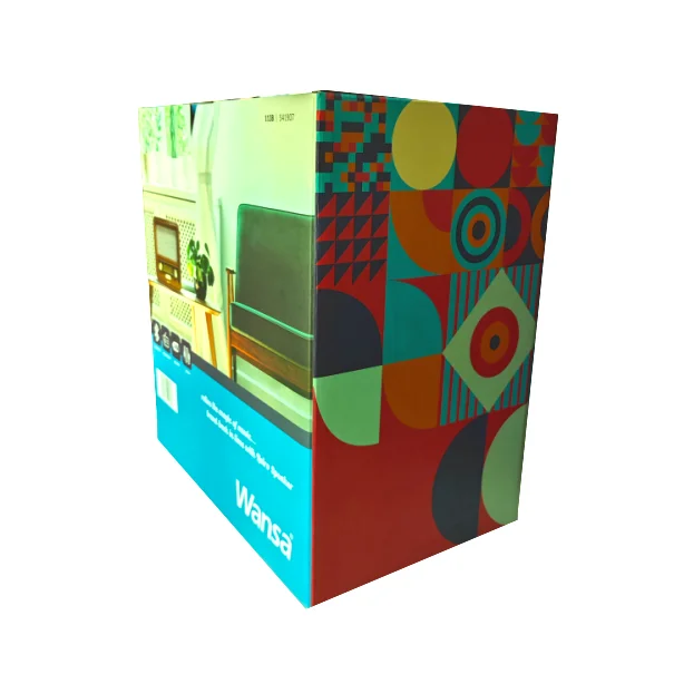 Hot Custom Household Small Appliances Radio Speaker Fan Packaging Box Foldable Mail Box