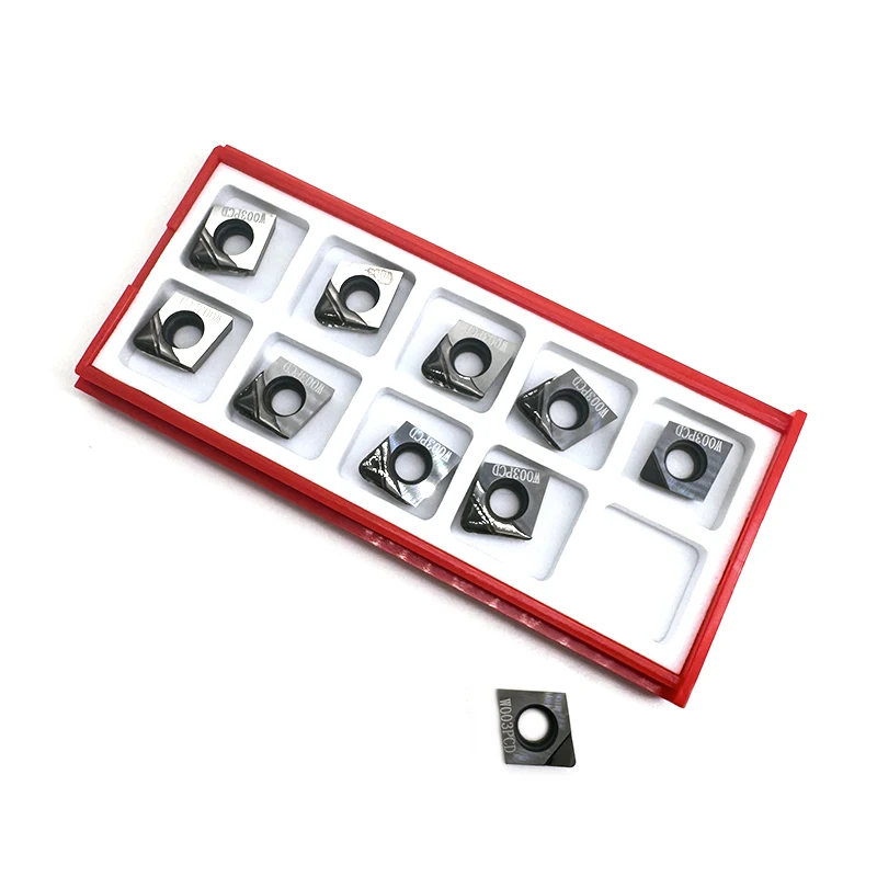 CCMW09T302/04/08 Diamond Cutting Tools: High-Performance Indexable PCD Inserts Turning Tools for CNC Machining
