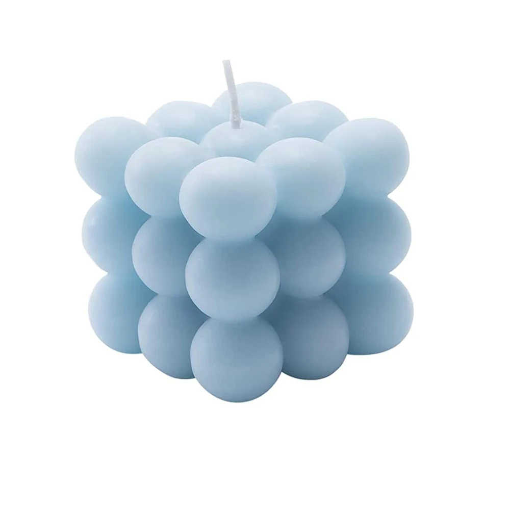 Hot Selling Bubble Candle Scented Soy Wax Cube Candle For Decorative