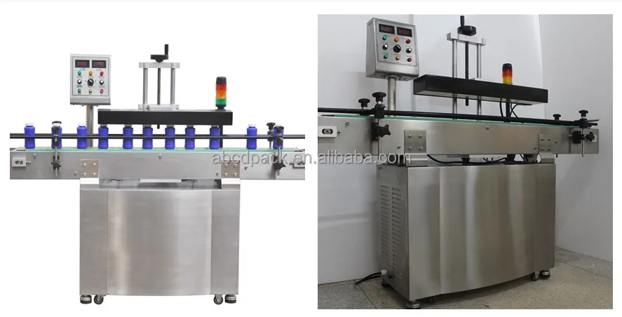 CE Standard Water Cooling Aluminum Foil Sealing Machine Jars Candy Food Canisters Plastic Bottle Induction Sealing Machine