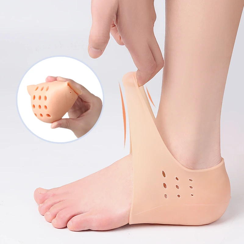 invisible Heel Insoles Comfortable and breath Heel Shoe Lift 3.5cm Silicone Half Height Increase Insoles