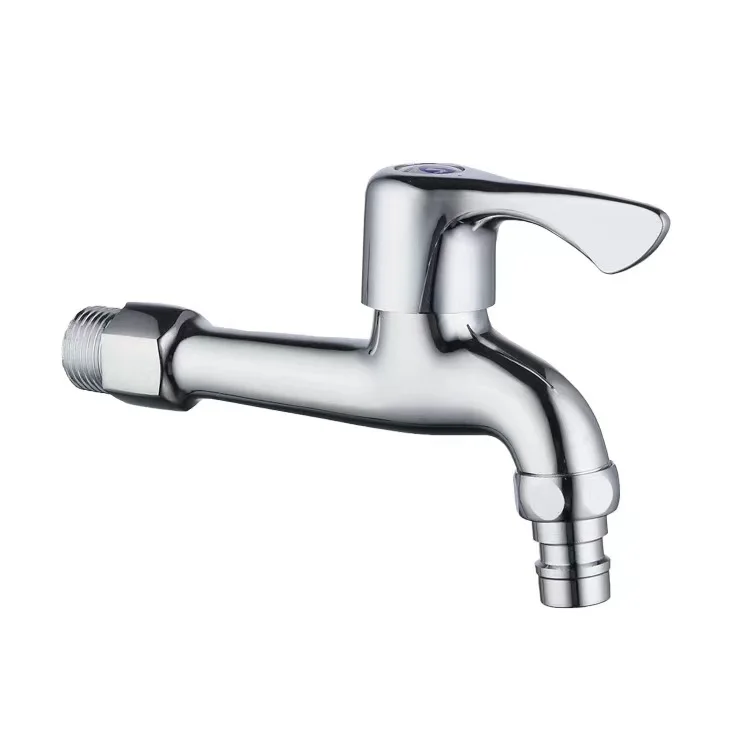 Factory Direct Brass Car Wash Courtyard Mop pool Washing Machine Water Stop Nozzle Tap Long Neck Cold Water Quick Open Faucet