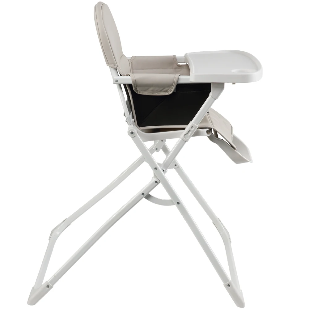 EN14988 Certification hot selling simple model folding plastic baby high feeding chair
