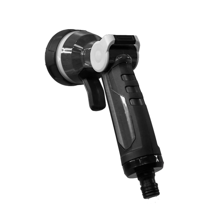 Yuanpin Wholesale Black Water Hose Nozzle  Pattern Metal Hose Nozzle Hand Sprayer Custom Garden Hose Nozzles Sprinkler