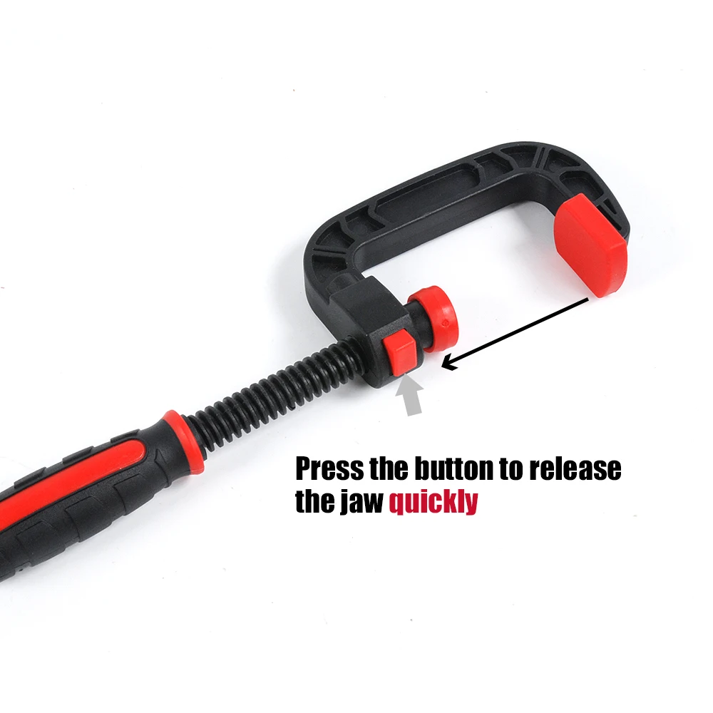 2 Inch Factory Direct Clamp Plastic Woodworking Style C Hand Tools Quick Release C Clamps